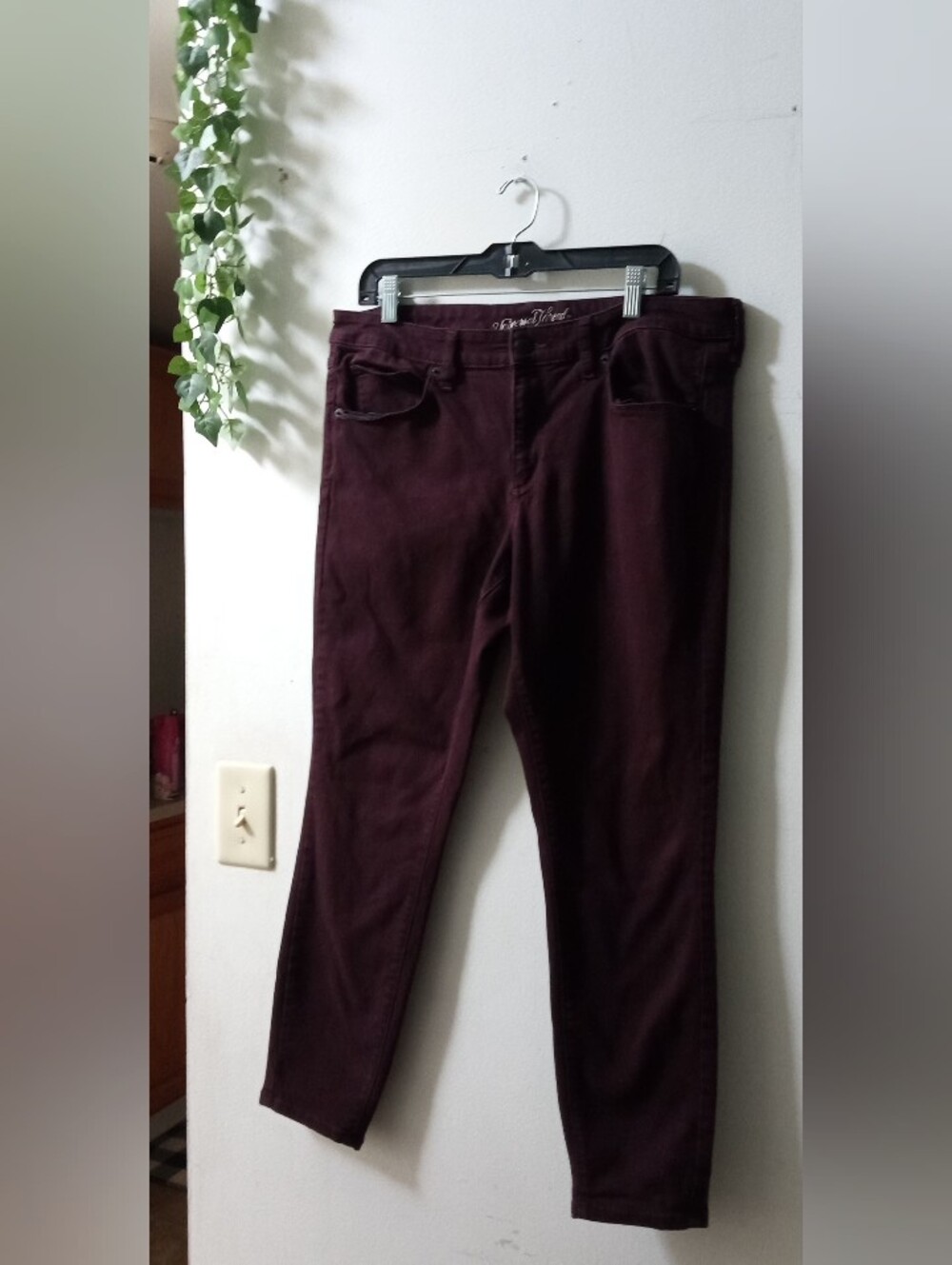 Universal Thread Skinny Jeans - Burgundy